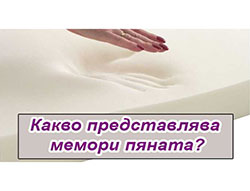 Какво представлява Мемори пяната